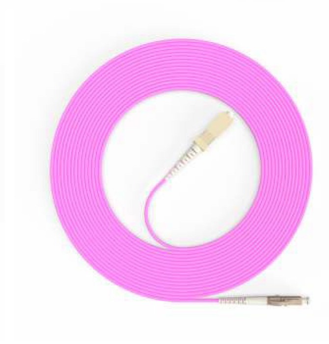 Jarretière fibre LC-LC OM4 duplex 3 m Briticom LCLCDXM4PRL3, vue 3