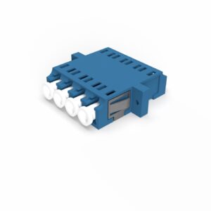 Adaptateur fibre LC/LC duplex OS2 bleu Briticom LCUQDSMABLU