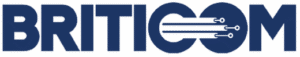 Logo Briticom, câblage réseau et fibre optique