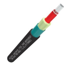 Câble fibre OM4 12 fibres armé 1 km Briticom ULSTAM4C12PE