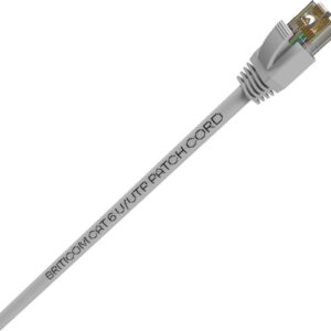 Cordon RJ45 CAT6 UTP gris 5 m Briticom UUTPC6CGRY5PV-E